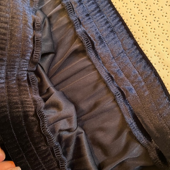 Women A Line Pleated Skirt Casual Solid Long Size XL - Picture 5 of 7